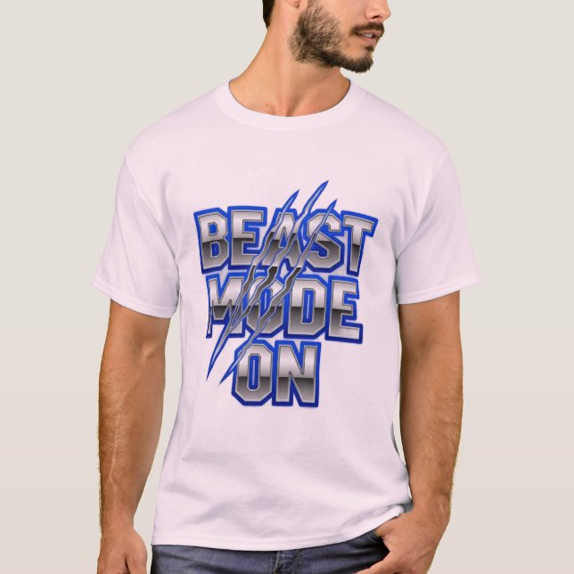 Camiseta Modo de Festa Ativado - Texto Metálico Negrito com (Frente)