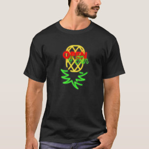 Camiseta Modo de festa invertido Ananás ananás