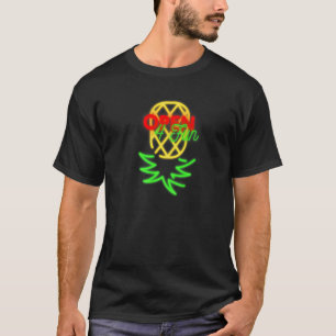 Camiseta Modo de festa invertido Ananás ananás