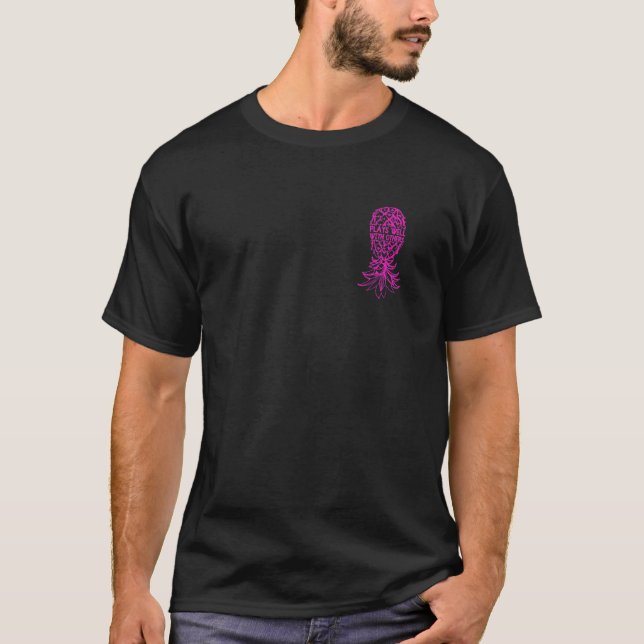 Camiseta Modo de festa invertido Ananás ananás (Frente)