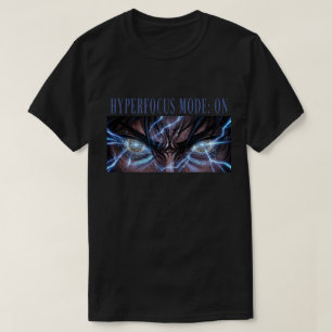 Camiseta Modo de Hiperconcentração: LIGADO Anime Foco & Con