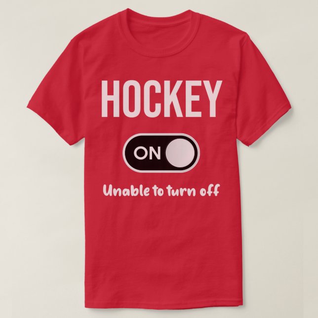 Camiseta Modo de Hóquei Ativado (Frente do Design)
