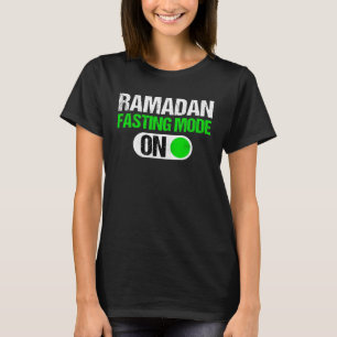 Camiseta Modo De Jejum Em Ramadan Kareem Ramadan Mubarak Mo