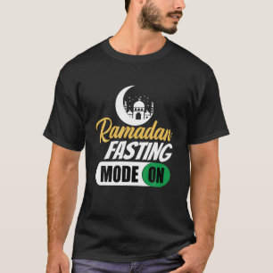 Camiseta Modo De Jejum Ramadan Sobre Presente De Jejum Islâ