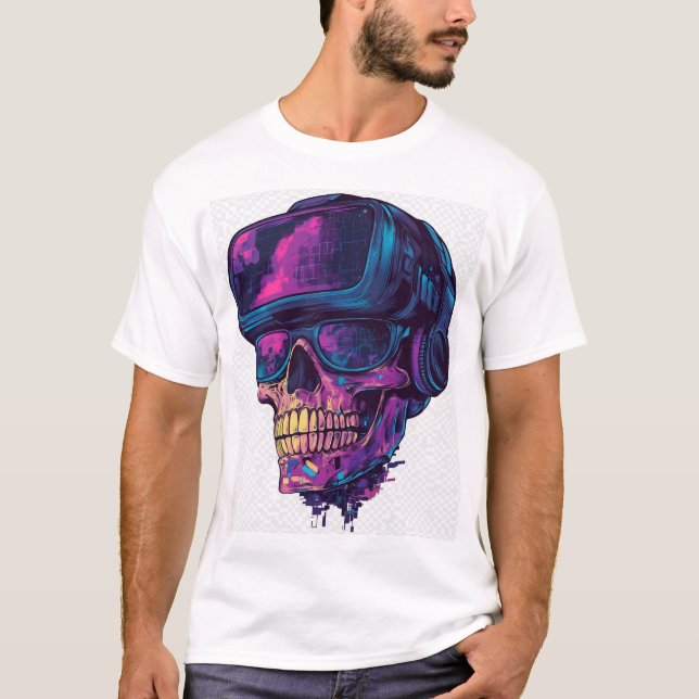 Camiseta Modo de Jogador Caveira (Frente)