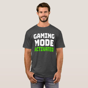 Camiseta Modo de jogo ativado