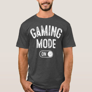 Camiseta Modo de Jogo Ativado Presente Divertido para Gamer