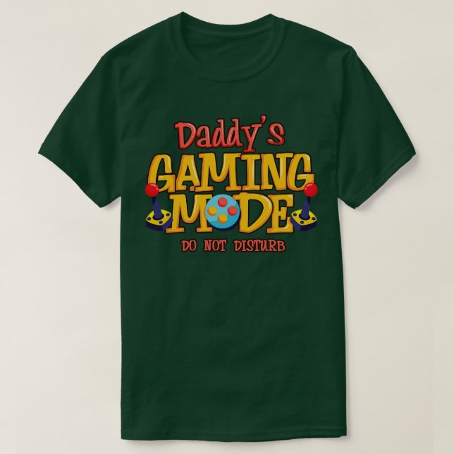 Camiseta Modo de jogo Daddys (Frente do Design)