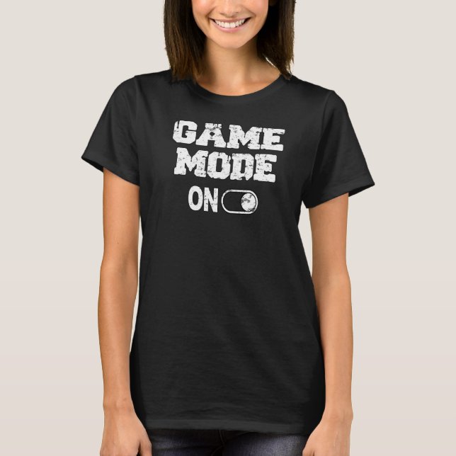 Camiseta Modo de Jogo no Video games Player Citação Dividid (Frente)