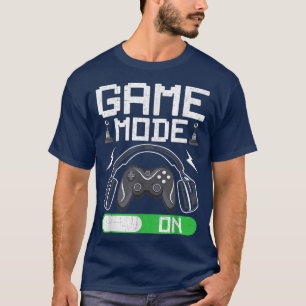 Camiseta Modo De Jogo Para Jogos De Jogador De Vídeo