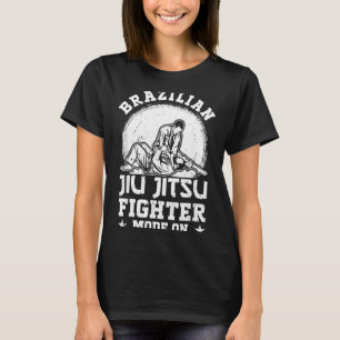 Camiseta Modo de luta de Jiu Jitsu brasileiro Ativado - Jiu