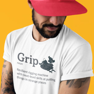 Camiseta Modo de luz de definição de aderência - Equipe de