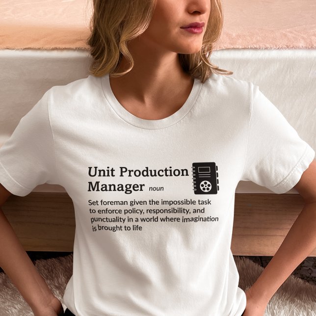 Camiseta Modo de luz de definição do Production Manager - F (Criador carregado)