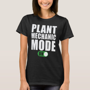 Camiseta Modo de Mecânico de Oficina Ligado Mecânico de O