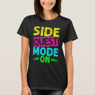 Camiseta Modo de Missão Secundária Ativado Festival de Rave