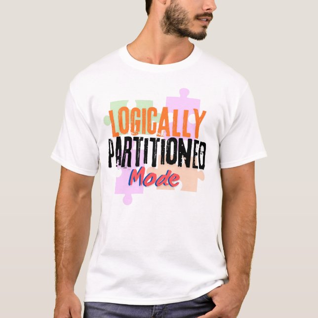 Camiseta Modo de Partição Lógica (LPAR) em Mainframe Pro (Frente)