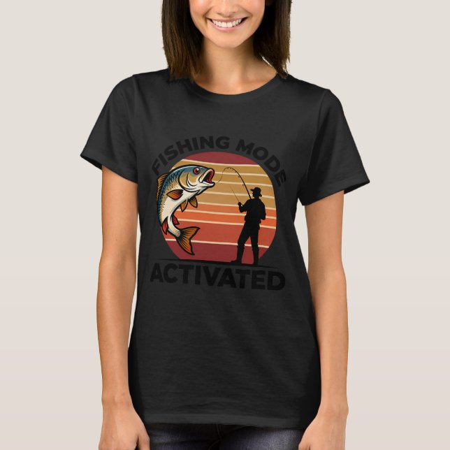 Camiseta Modo de Pesca Ativado (Frente)