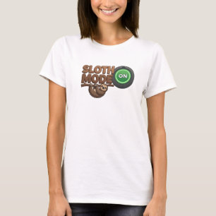 Camiseta MODO DE PREGUIÇA VERMELHO DINÂMICO LIGADO Moda Art