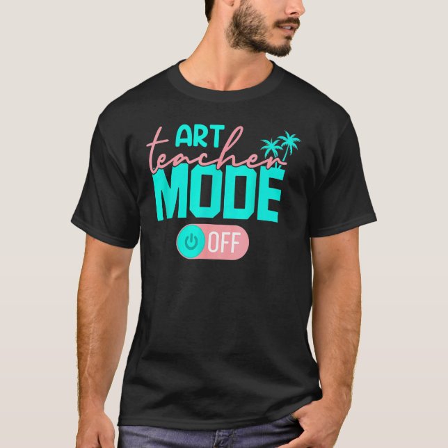 Camiseta Modo de Professor de Arte Desligado (Frente)