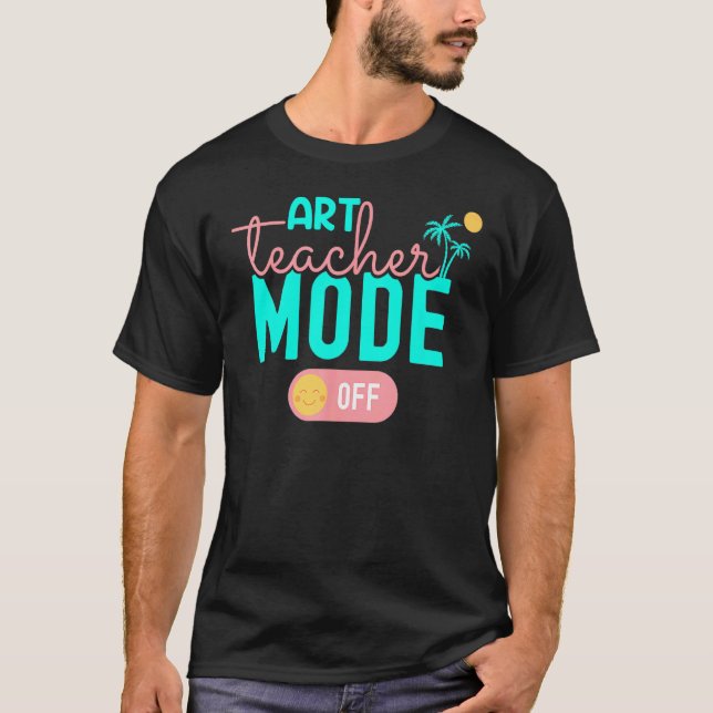Camiseta Modo de Professor de Arte Desligado 1 (Frente)