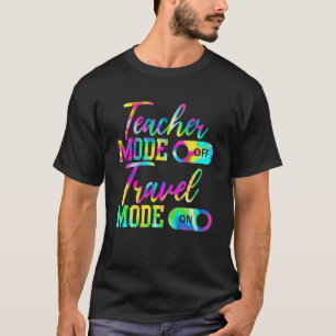 Camiseta Modo De Professora Desligado Modo De Viagem No Col