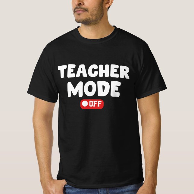 Camiseta Modo de Professora do Trendy Desing , Ditos Engraç (Frente)