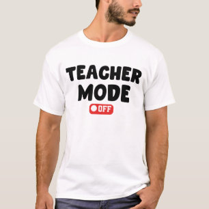 Camiseta Modo de Professora do Trendy Desing , Ditos Engraç