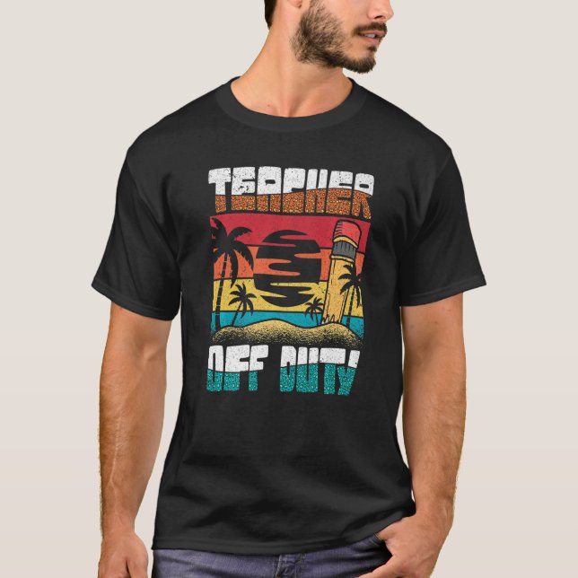 Camiseta Modo de Professora Férias de Verão na Escola de Vi (Frente)