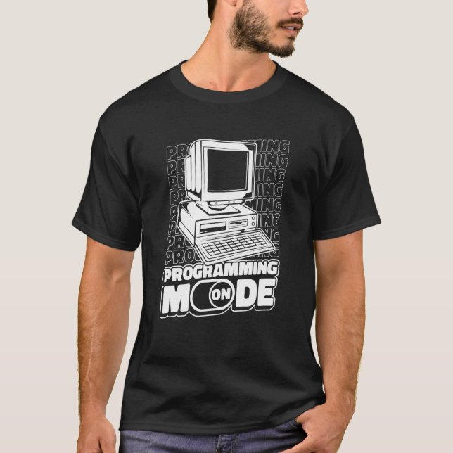 Camiseta Modo de Programador de Software Desenvolvedor Prog (Frente)