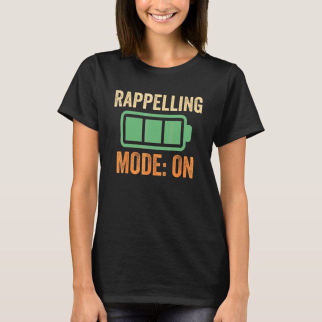 Camiseta Modo de Rapel no Projeto de Bateria (Frente)