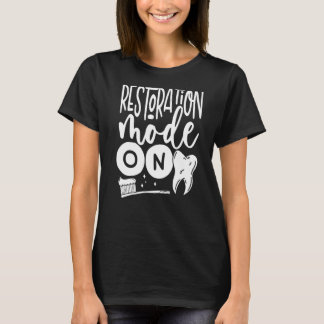 Camiseta Modo De Restauração No Técnico Do Laboratório Dent