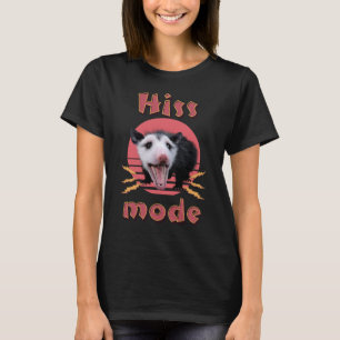 Camiseta Modo de Sibilo Possum Divertido Animal Caótico