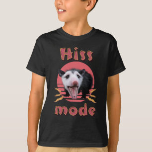 Camiseta Modo de Sibilo Possum Divertido Animal Caótico