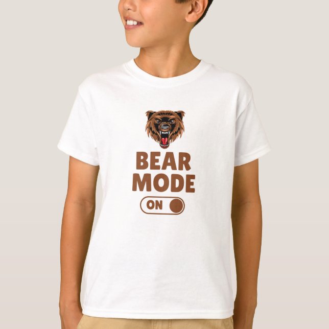 Camiseta Modo de Urso Ativado (Frente)
