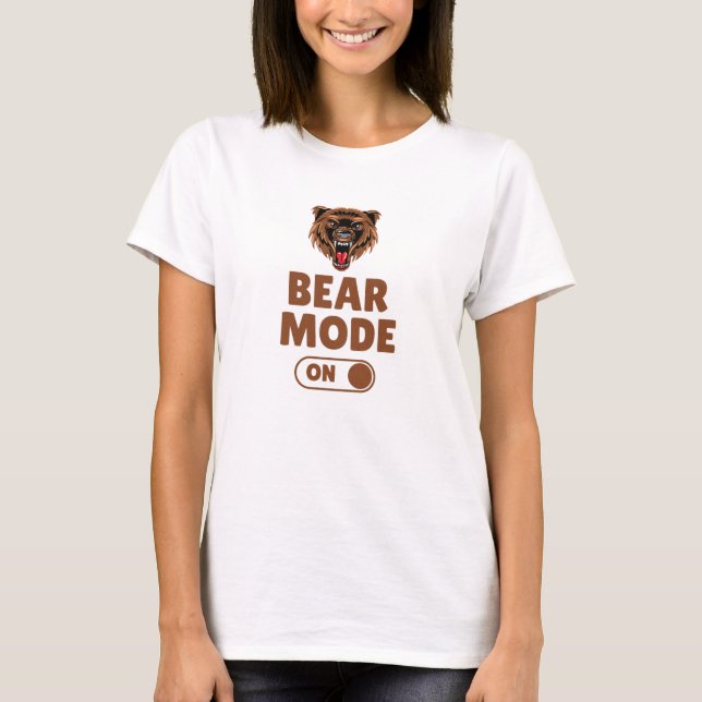 Camiseta Modo de Urso Ativado (Frente)