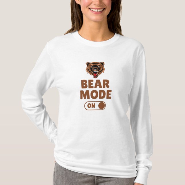 Camiseta Modo de Urso Ativado (Frente)