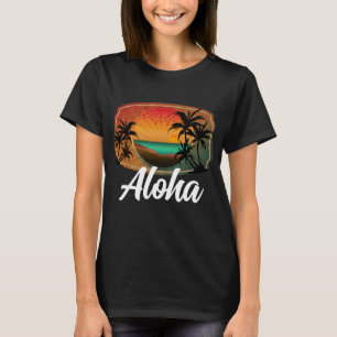 CAMISETA MODO DE VACA ALOHA DO VERÃO PERSONALIZADO