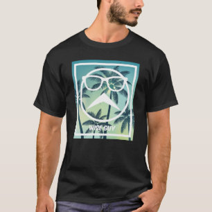 Camiseta Modo de Vacinação Camisa-T Escura Básica Masculina