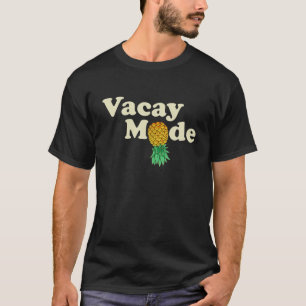 Camiseta Modo de Vacinação do Abacaxi Virado para Baixo
