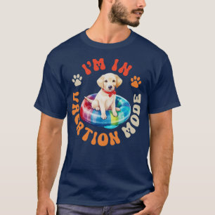 Camiseta Modo de Vacinação do Cão Labrador