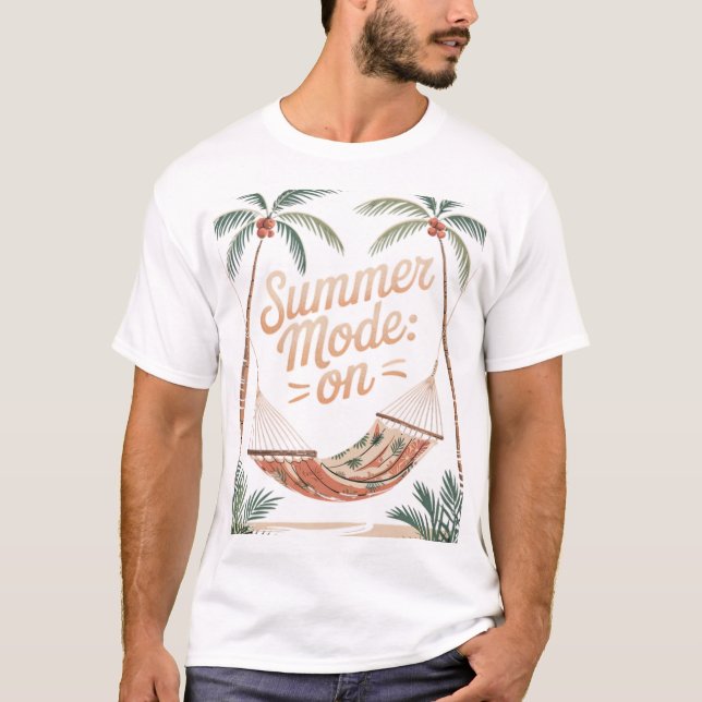 Camiseta Modo de Verão ativado (Frente)