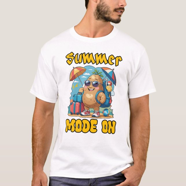 Camiseta Modo de Verão ON (Frente)