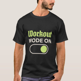 Camiseta Modo de Workout ON