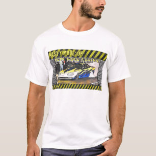 Camiseta Modo desagradável de competência do louco de Pep