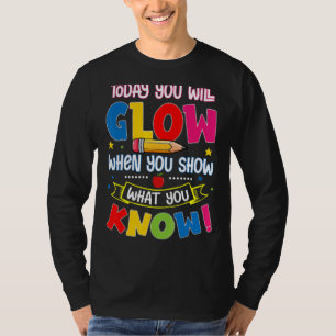 Camiseta Modo Dia de Teste Na Escola De Testes De Professor