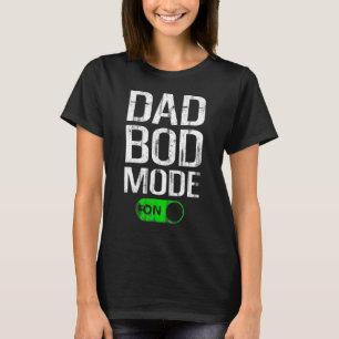 Camiseta Modo Do Bacalhau Do Pai Do Bactéria Do Pai Encaixe