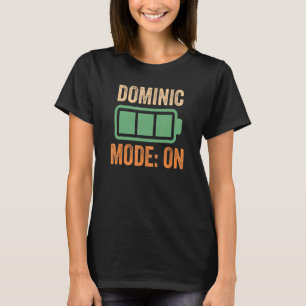 Camiseta Modo Dominic na Design da Bateria