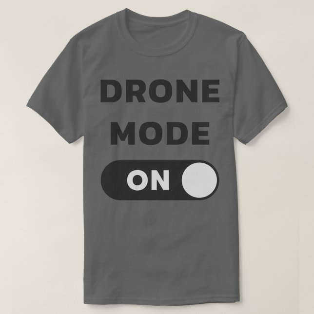 Camiseta Modo Drone Ativado (Frente do Design)