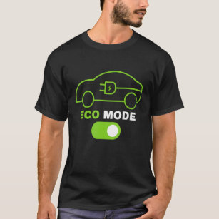 Camiseta Modo ecológico Veículo Elétrico Renovável Limpo El