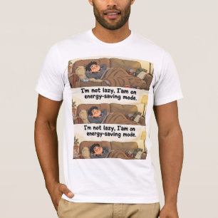 Camiseta Modo Economia de Energia – Corte Relaxado